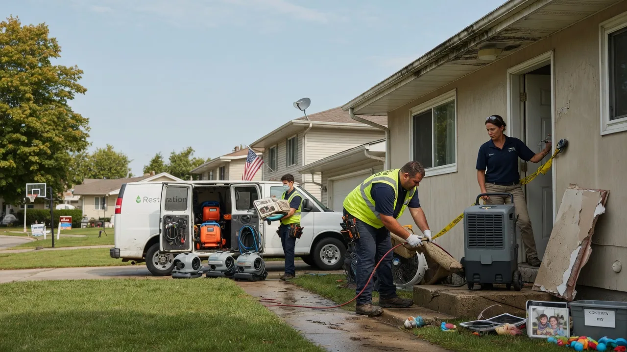 Water Damage Restoration in Ellery, IL near me